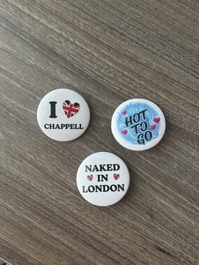 Set of 3 Novelty Chappell Roan Midwest Princess official merch pins!